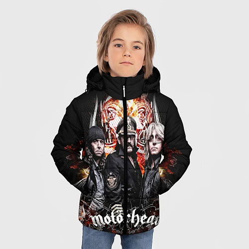 Зимняя куртка для мальчика Motorhead Band / 3D-Черный – фото 3