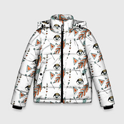 Куртка зимняя для мальчика Магия, цвет: 3D-черный