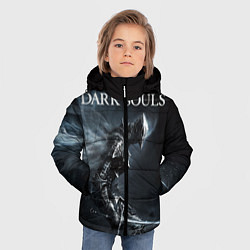 Куртка зимняя для мальчика Dark Souls, цвет: 3D-черный — фото 2