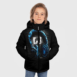 Куртка зимняя для мальчика DJ, цвет: 3D-черный — фото 2