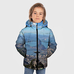 Куртка зимняя для мальчика Рио-де-Жанейро, цвет: 3D-красный — фото 2