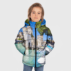 Куртка зимняя для мальчика Италия, цвет: 3D-красный — фото 2