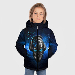Куртка зимняя для мальчика Pirate Station: Blue Space, цвет: 3D-черный — фото 2