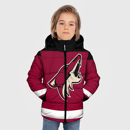 Зимняя куртка для мальчика Arizona Coyotes / 3D-Красный – фото 3