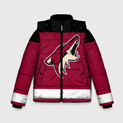 Куртка зимняя для мальчика Arizona Coyotes, цвет: 3D-черный