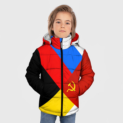 Зимняя куртка для мальчика Вечная Россия / 3D-Черный – фото 3
