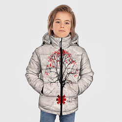 Куртка зимняя для мальчика RHCP: Red Tree, цвет: 3D-светло-серый — фото 2