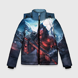 Куртка зимняя для мальчика Axe, цвет: 3D-красный
