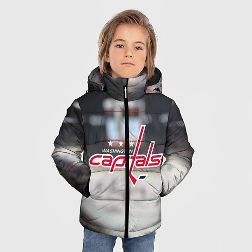 Зимняя куртка для мальчика Washington Capitals / 3D-Черный – фото 3