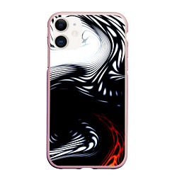 Чехол iPhone 11 матовый Abrupt, цвет: 3D-светло-розовый