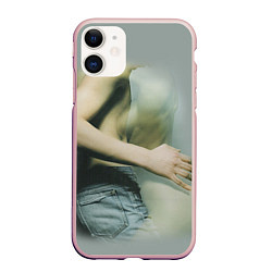 Чехол iPhone 11 матовый Placebo Body, цвет: 3D-светло-розовый