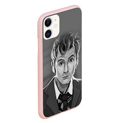 Чехол iPhone 11 матовый Doctor Who: fun-art, цвет: 3D-светло-розовый — фото 2