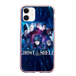 Чехол iPhone 11 матовый Ghost In The Shell 10, цвет: 3D-светло-розовый