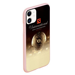 Чехол iPhone 11 матовый The International Championships, цвет: 3D-светло-розовый — фото 2