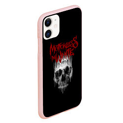 Чехол iPhone 11 матовый MIW Skull, цвет: 3D-светло-розовый — фото 2