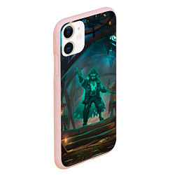 Чехол iPhone 11 матовый Sea of thieves, цвет: 3D-светло-розовый — фото 2