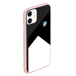 Чехол iPhone 11 матовый BMW 2018 SportWear 3, цвет: 3D-светло-розовый — фото 2