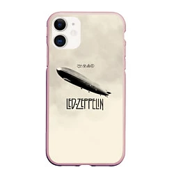 Чехол iPhone 11 матовый Led Zeppelin: Fly, цвет: 3D-светло-розовый