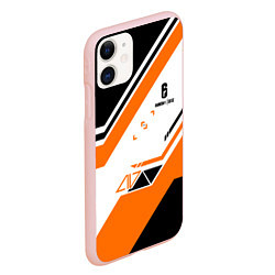 Чехол iPhone 11 матовый R6S: Asimov Orange Style, цвет: 3D-светло-розовый — фото 2