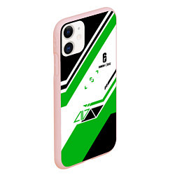 Чехол iPhone 11 матовый RAINBOW SIX SIEGE, цвет: 3D-светло-розовый — фото 2