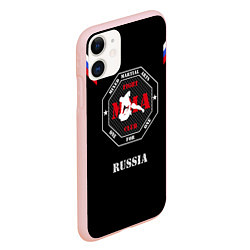 Чехол iPhone 11 матовый MMA Russia, цвет: 3D-светло-розовый — фото 2