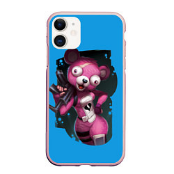 Чехол iPhone 11 матовый Cuddle Team Leader, цвет: 3D-светло-розовый