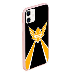 Чехол iPhone 11 матовый R6S: Valkyrie, цвет: 3D-светло-розовый — фото 2