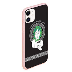 Чехол iPhone 11 матовый Gorgona Like Coffee, цвет: 3D-светло-розовый — фото 2