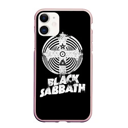 Чехол iPhone 11 матовый Black Sabbath: Faith, цвет: 3D-светло-розовый