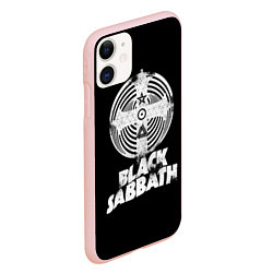 Чехол iPhone 11 матовый Black Sabbath: Faith, цвет: 3D-светло-розовый — фото 2