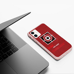 Чехол iPhone 11 матовый Glaz R6s, цвет: 3D-светло-розовый — фото 2