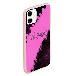 Чехол iPhone 11 матовый LIL PEEP, цвет: 3D-светло-розовый — фото 2