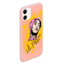 Чехол iPhone 11 матовый Lil Peep, цвет: 3D-светло-розовый — фото 2