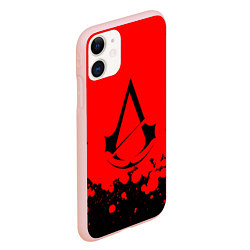 Чехол iPhone 11 матовый Assassin’s Creed, цвет: 3D-светло-розовый — фото 2