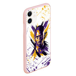 Чехол iPhone 11 матовый KOBE BRYANT, цвет: 3D-светло-розовый — фото 2