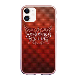 Чехол iPhone 11 матовый Assassin’s Creed, цвет: 3D-светло-розовый