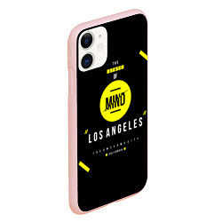 Чехол iPhone 11 матовый Off-White: Los Angeles, цвет: 3D-светло-розовый — фото 2
