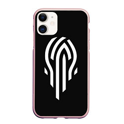 Чехол iPhone 11 матовый Nokk Rainbow Six Art 02, цвет: 3D-светло-розовый
