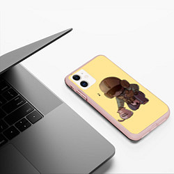Чехол iPhone 11 матовый J?ger Rainbow Six Art 01, цвет: 3D-светло-розовый — фото 2