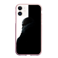 Чехол iPhone 11 матовый Winter Hitman, цвет: 3D-светло-розовый