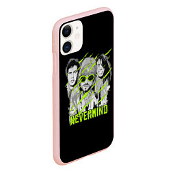 Чехол iPhone 11 матовый Nevermind, цвет: 3D-светло-розовый — фото 2