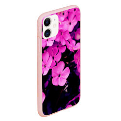 Чехол iPhone 11 матовый Цветочный Альянс!, цвет: 3D-светло-розовый — фото 2