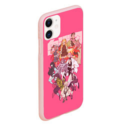 Чехол iPhone 11 матовый Slayers on pink, цвет: 3D-светло-розовый — фото 2