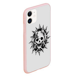 Чехол iPhone 11 матовый Killer Queen JoJo, цвет: 3D-светло-розовый — фото 2