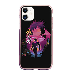 Чехол iPhone 11 матовый Joseph Joestar, цвет: 3D-светло-розовый