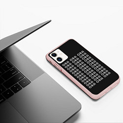 Чехол iPhone 11 матовый Ora Ora JoJo, цвет: 3D-светло-розовый — фото 2