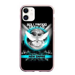 Чехол iPhone 11 матовый New Empire, Vol 1 - Hollywood Undead, цвет: 3D-светло-розовый