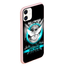 Чехол iPhone 11 матовый New Empire, Vol 1 - Hollywood Undead, цвет: 3D-светло-розовый — фото 2