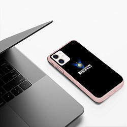 Чехол iPhone 11 матовый Forza Neradzzurri, цвет: 3D-светло-розовый — фото 2