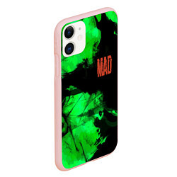 Чехол iPhone 11 матовый Mad 2077, цвет: 3D-светло-розовый — фото 2